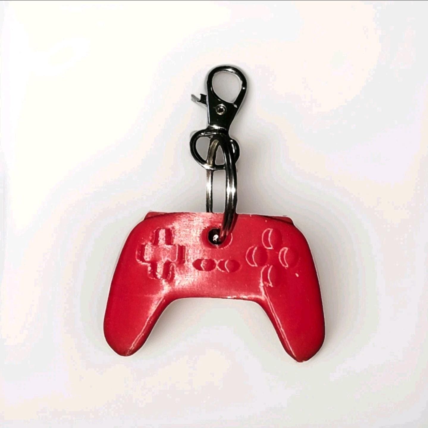 Gaming Controller Keychain — 3D Printed